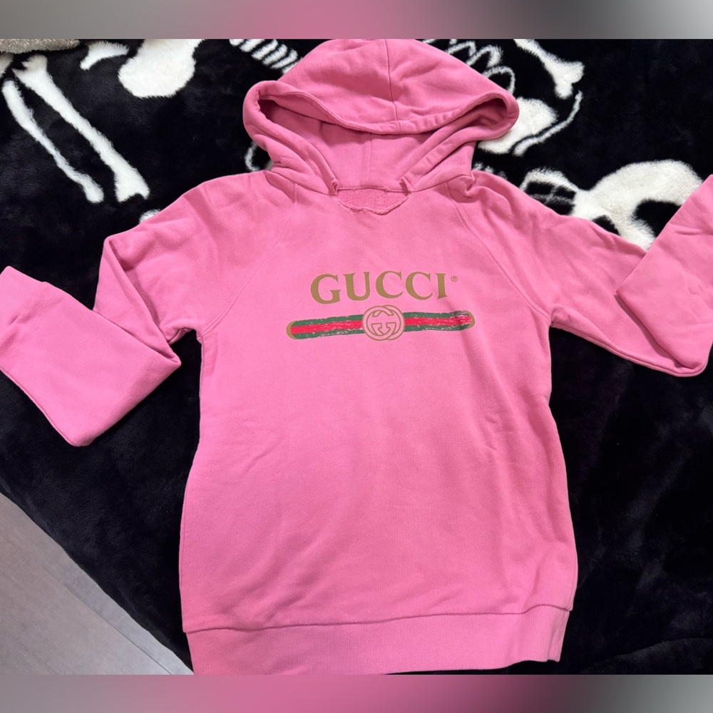 Gucci Kids Hoodie in Vibrant Pink